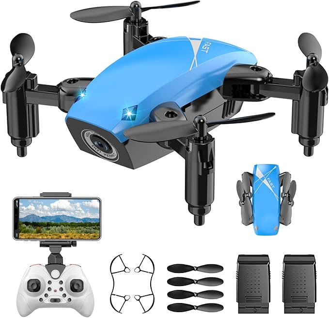 Wholesale Lot Of 20 Drones With Camera – Foldable Wings – Voice & Gesture Control – 2 Rechargeable Batteries - Your Price Is Only $20.00 Each